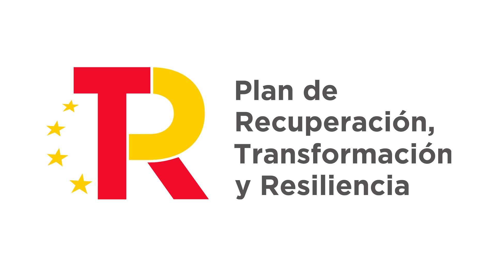 Logo plan de renovación, transformación, resiliencia